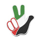 UAE Three-Finger Sign Badges ( “Your Brand • Your Print • Your Style.” ) All printing available