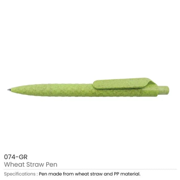 Wheat Straw Pens ( “Your Brand • Your Print • Your Style.” ) All printing available