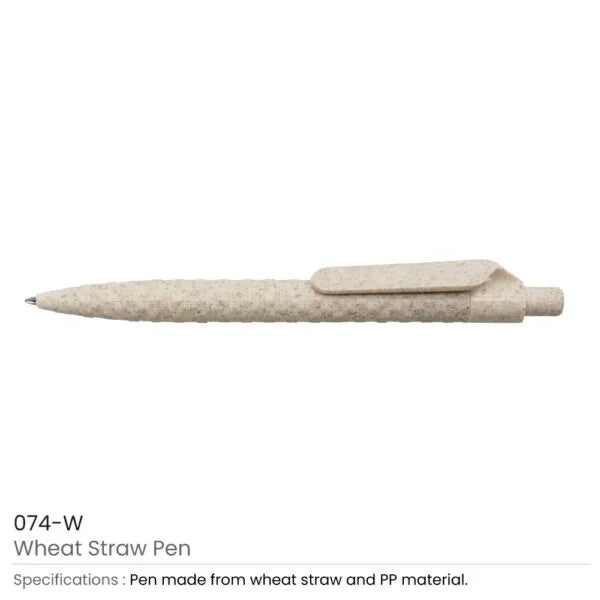 Wheat Straw Pens ( “Your Brand • Your Print • Your Style.” ) All printing available