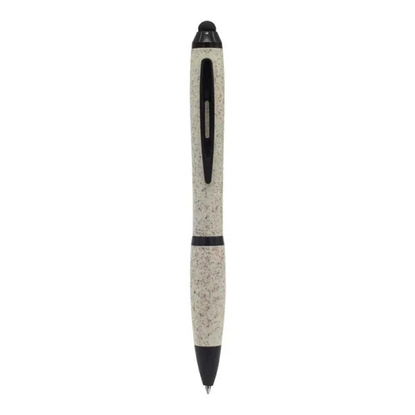 Wheat Straw Pens with Stylus ( “Your Brand • Your Print • Your Style.” ) All printing available
