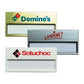 Insert Name Badges ( “Your Brand • Your Print • Your Style.” ) All printing available