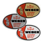 Lens Cover Oval Name Badges ( “Your Brand • Your Print • Your Style.” ) All printing available