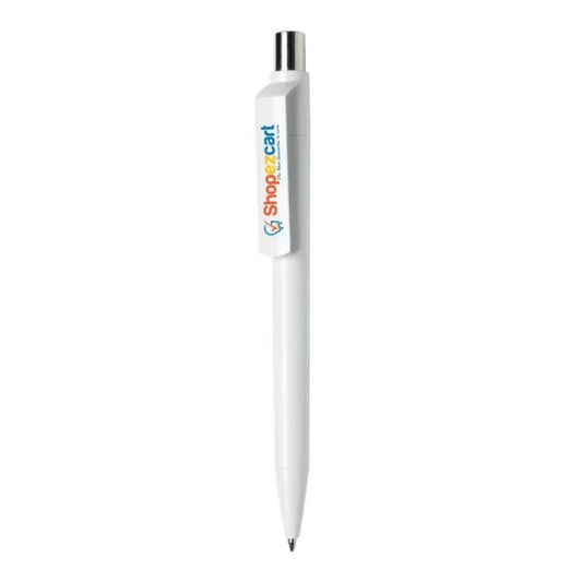 Maxema Dot Pens White ( “Your Brand • Your Print • Your Style.” ) All printing available