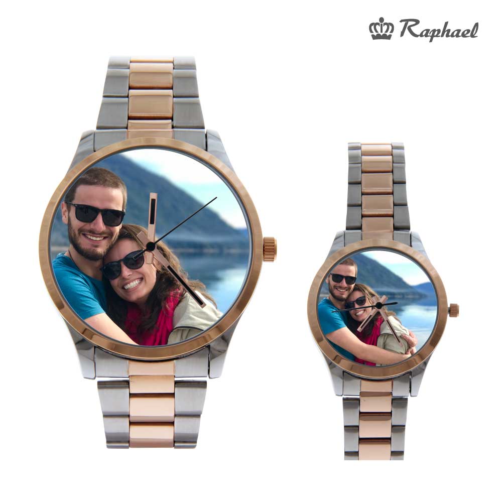 Logo Watches for Couples ( “Your Brand • Your Print • Your Style.” ) All printing available