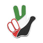 UAE Three-Finger Sign Badges ( “Your Brand • Your Print • Your Style.” ) All printing available